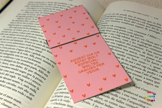 Punto de libro para boda Agua Puntdellibre_imant